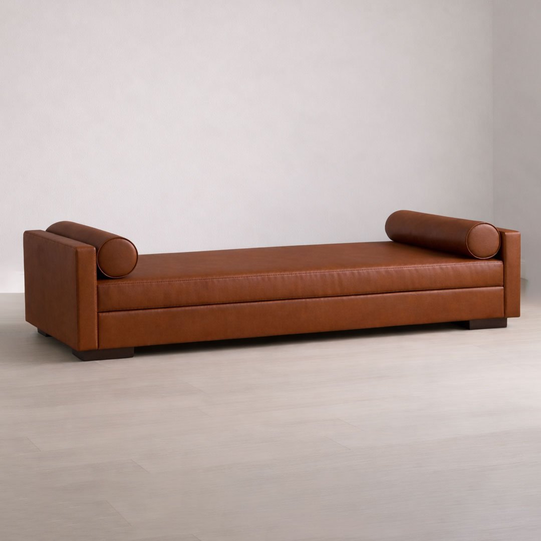 Nero leather benches - Image 3