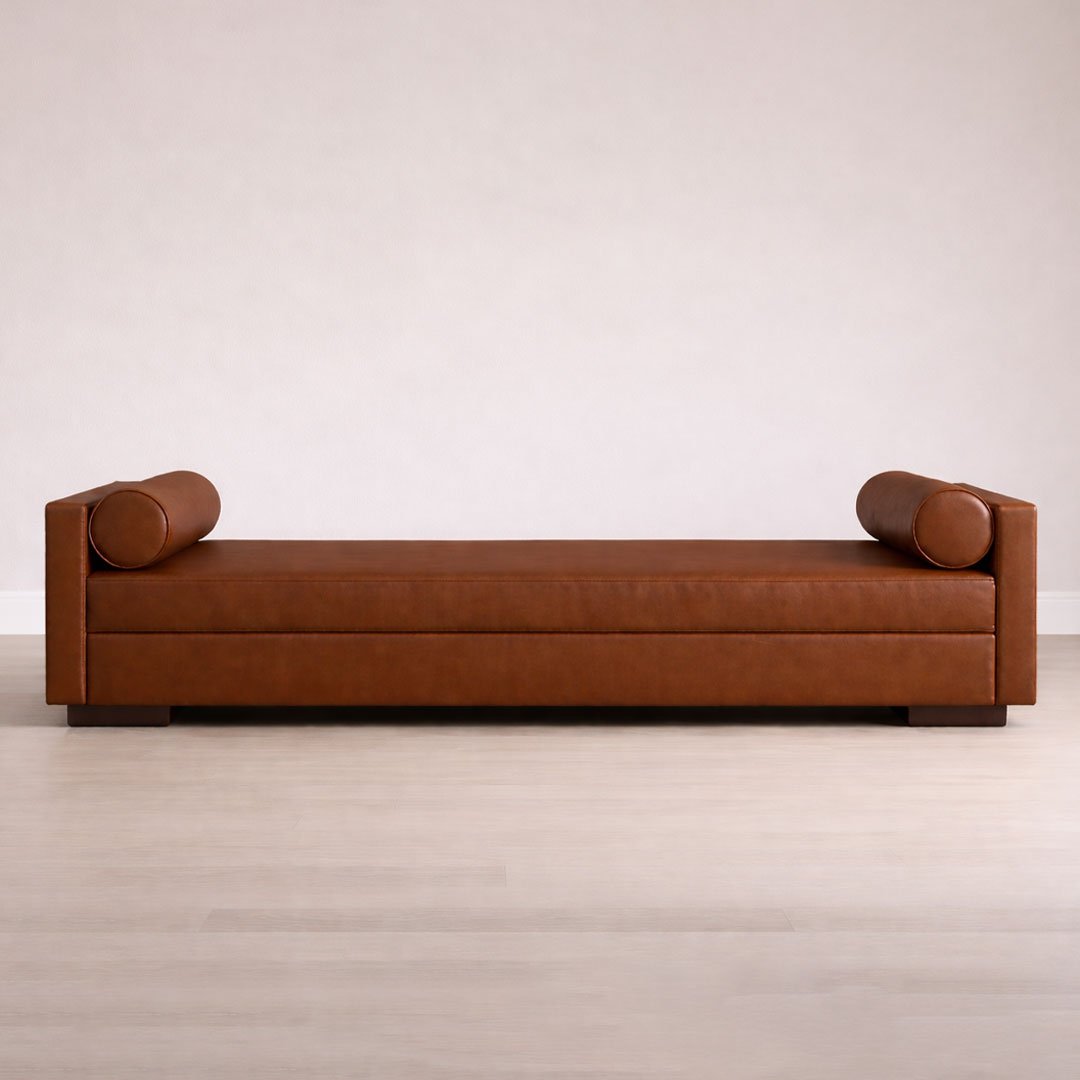 Nero leather benches - Image 4