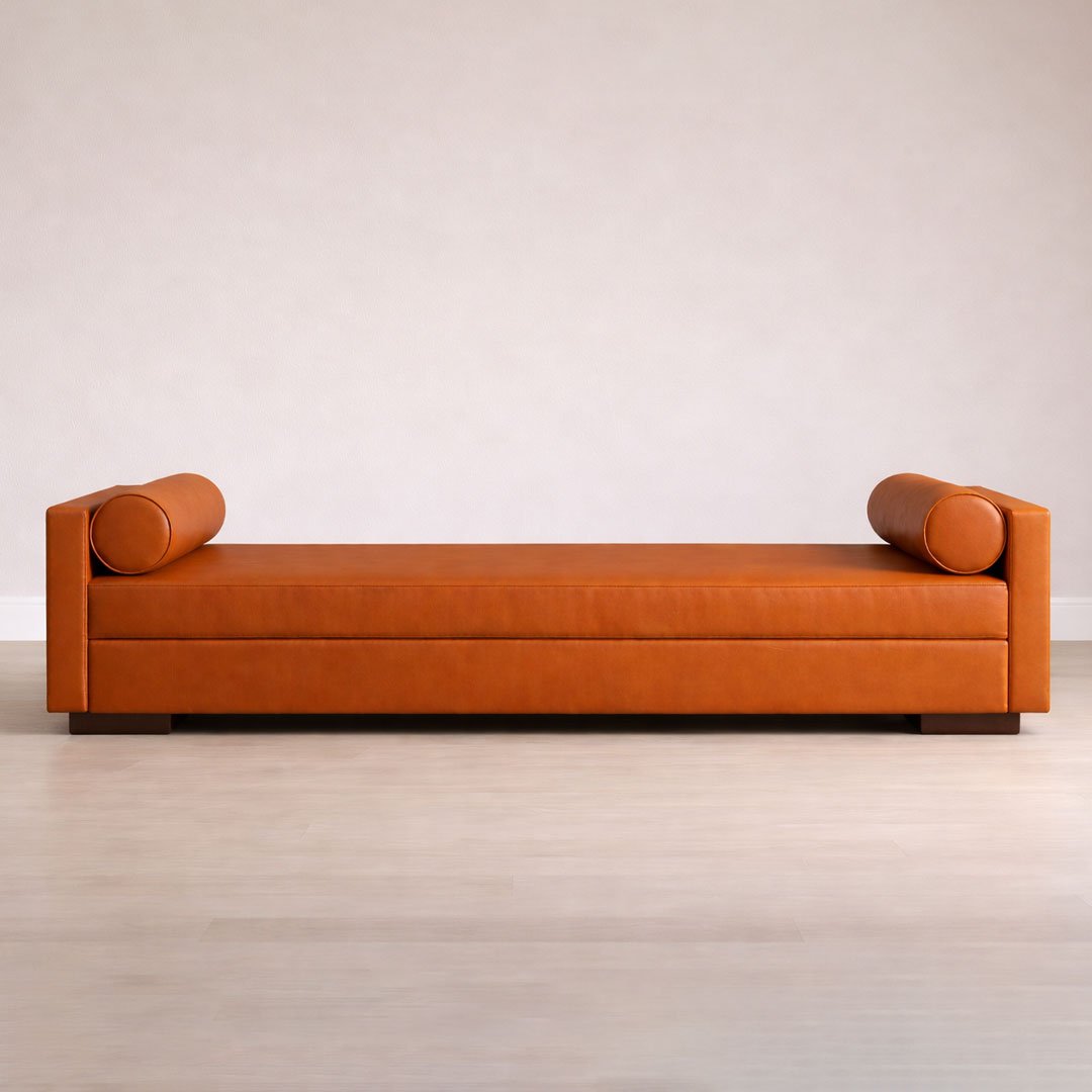 Nero leather benches - Image 6