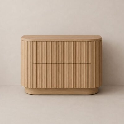 Grace bedside table - natural oak