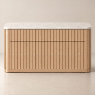Athena chest of drawers - light wood
