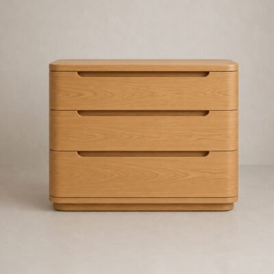 Lola chest of drawers - warm wood